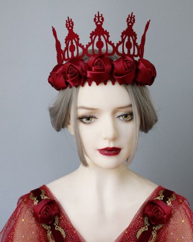 Queen role-play christmas imperial crown prom headband