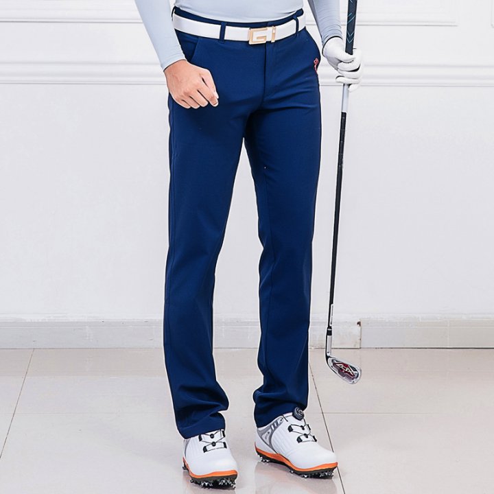 Golf waterproof summer long pants slim feet pants for men