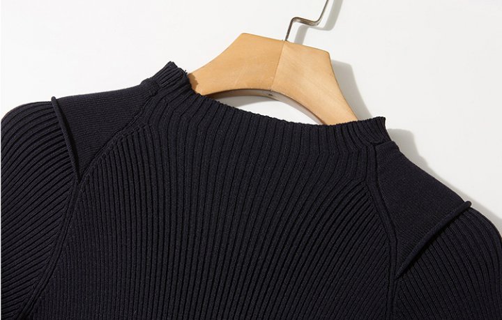 Splice European style dress printing sweater