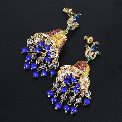 Fashionable banquet earrings creative retro stud earrings