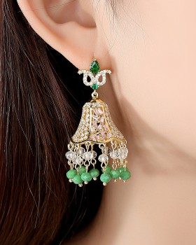 Fashionable banquet earrings creative retro stud earrings