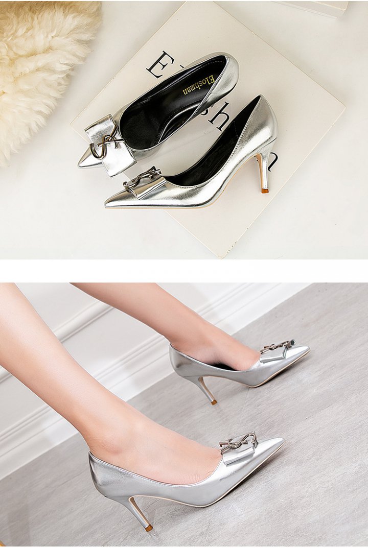 Fine-root fashion shoes low high-heeled shoes for women