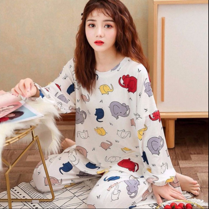 Milk silk homewear cozy pajamas a set for women