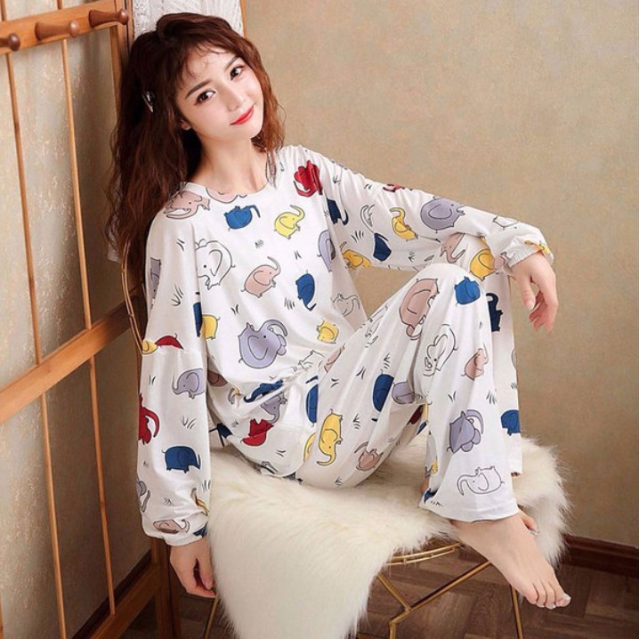 Milk silk homewear cozy pajamas a set for women