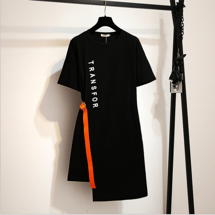 Enlarge large yard T-shirt slim loose dress for women