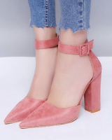 Thick fashion high-heeled shoes spring shoes