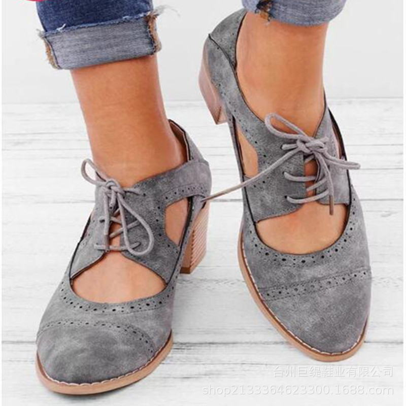 Thick breathable retro spring and summer sandals for women