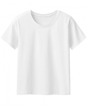 Loose pure tops snow white shirts for women