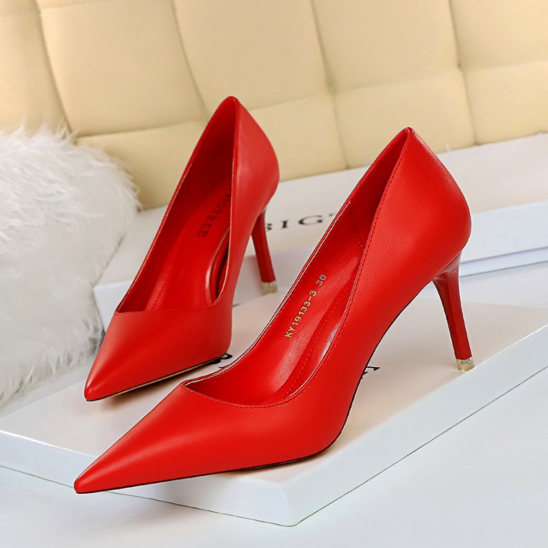Simple fashion stilettos all-match shoes for women