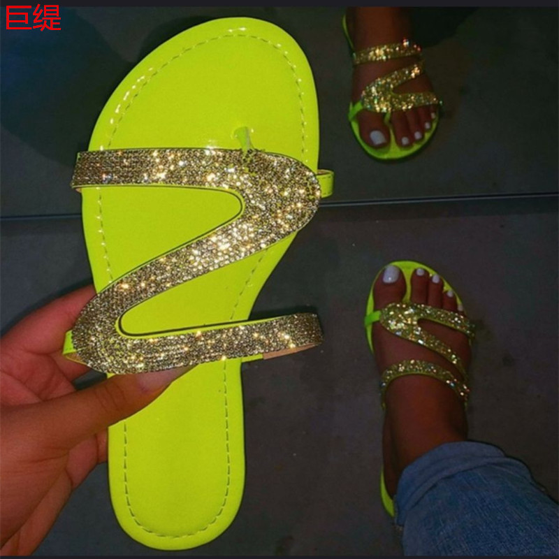 Sandy beach spring and summer slippers for women