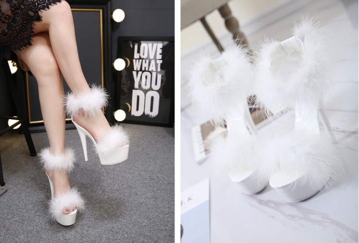 European style platform high-heeled shoes for women