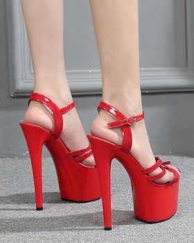 Summer high-heeled shoes high ultrahigh sandals for women