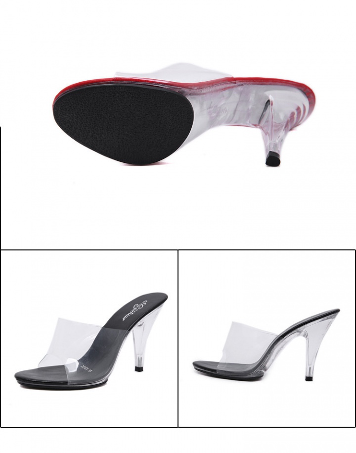 High-heeled sexy slippers high nightclub sexy shoes