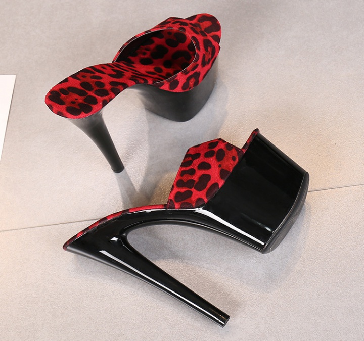 High high-heeled black high-heeled shoes fine-root slippers