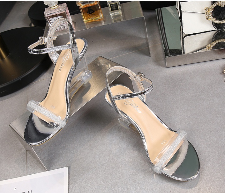 Sexy sandals slipsole high-heeled shoes for women