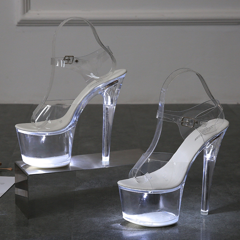 High nightclub high-heeled shoes catwalk sandals