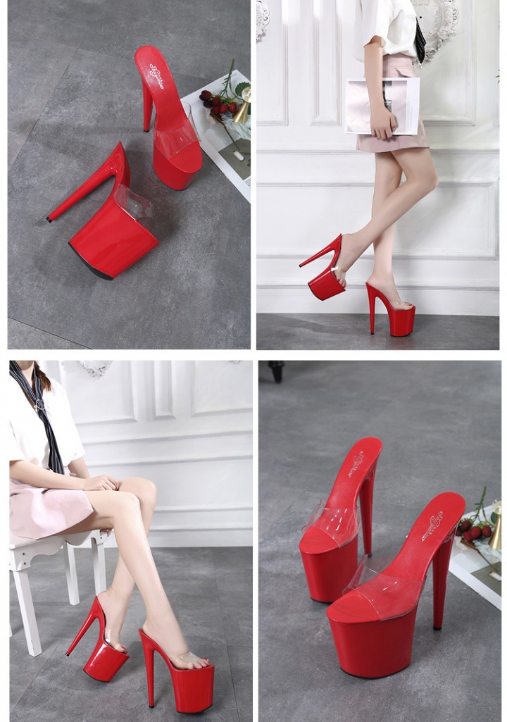 European style slippers sexy platform for women