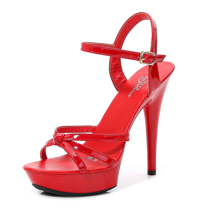 Sexy sandals all-match high-heeled shoes for women
