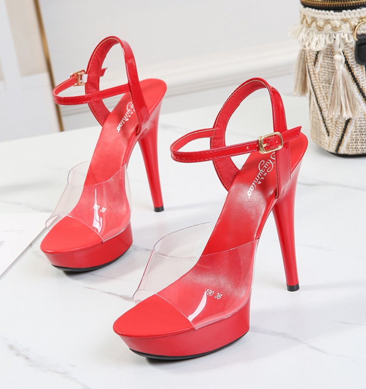 Summer fashion sandals fine-root high-heeled shoes for women