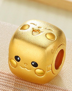 Smiley beads cartoon gold bracelets