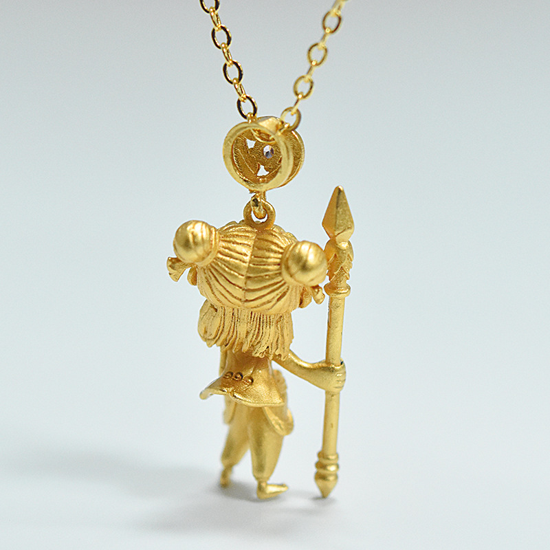 Gold accessories pendant necklace
