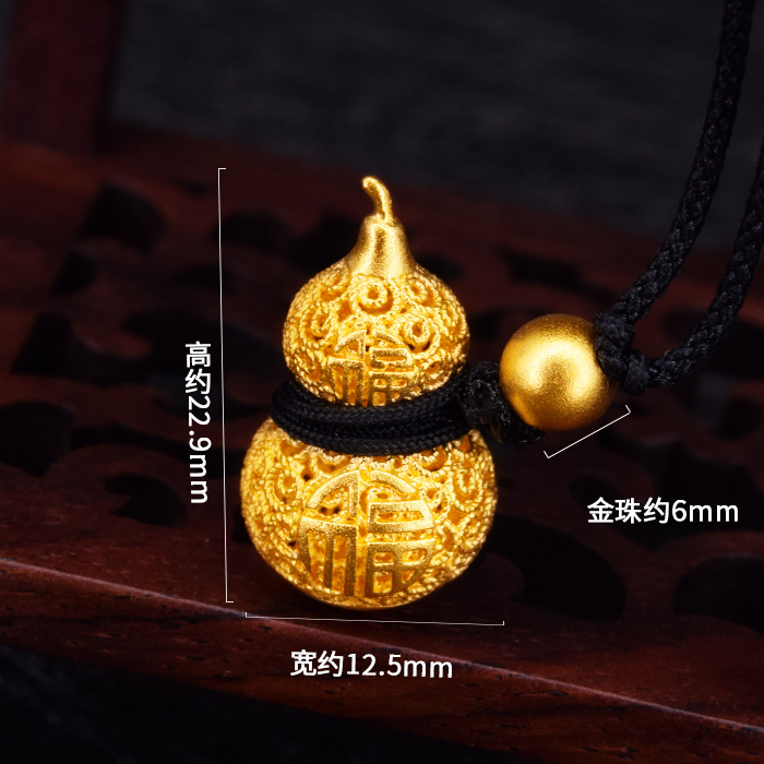 Pendant gold gourd lovely accessories