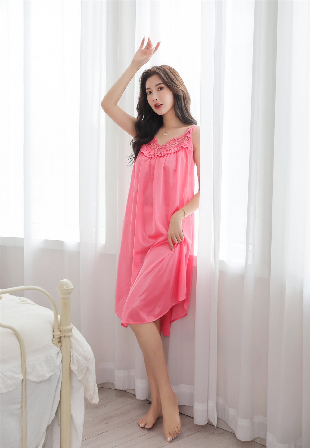 Lovely night dress Korean style pajamas for women