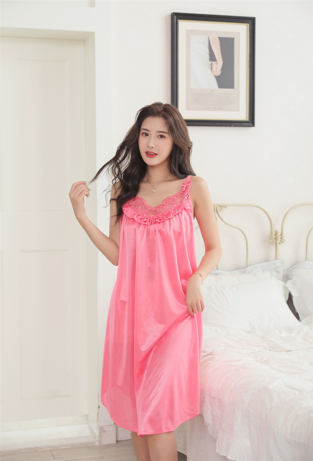 Lovely night dress Korean style pajamas for women