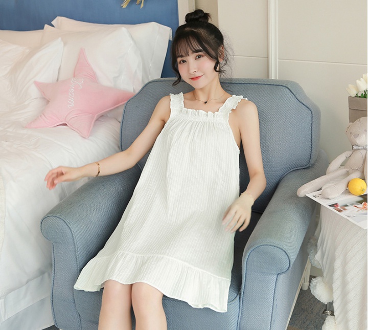 Homewear cotton Korean style milk silk night dress