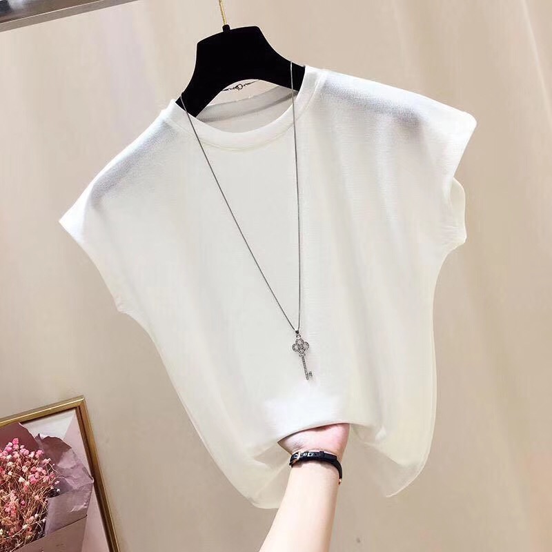 Loose tops Korean style bottoming shirt for women