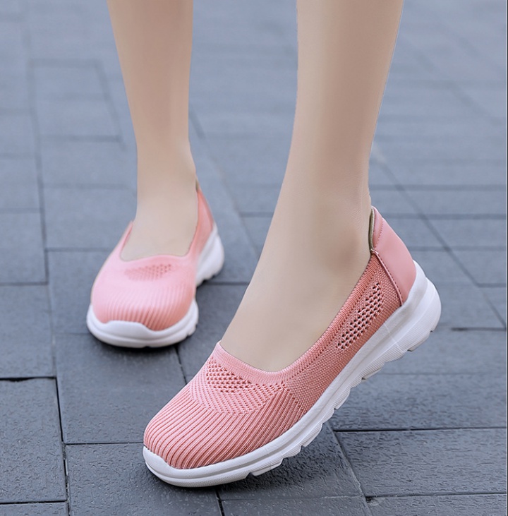 Flat mesh shoes Casual sports lazy shoes for women