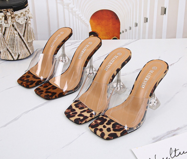 High-heeled sandals fashion lazy shoes for women