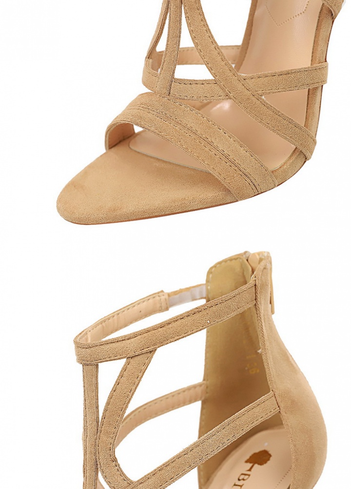 European style high-heeled shoes nightclub sandals