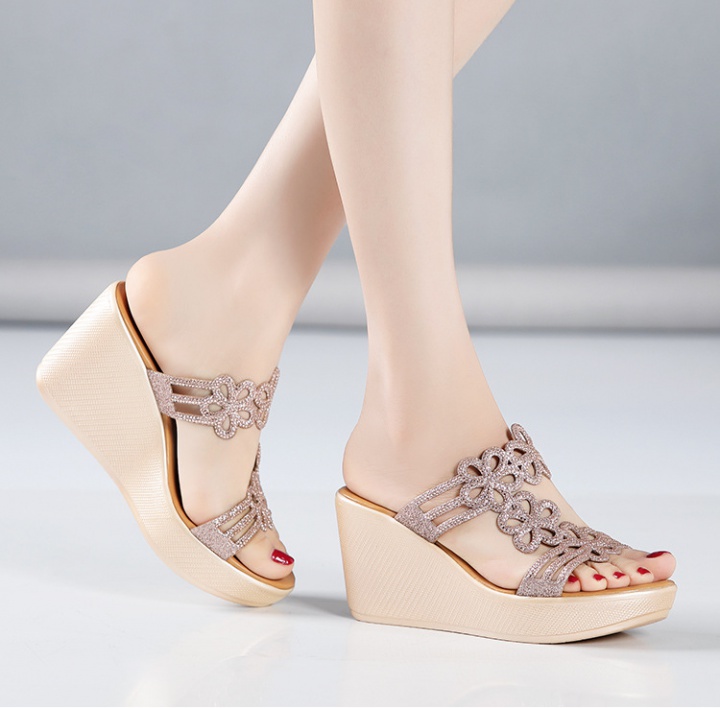 Summer thick crust sandals slipsole platform for women