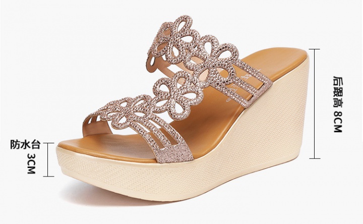 Summer thick crust sandals slipsole platform for women