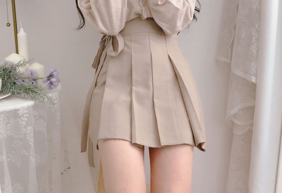 All-match simple skirt Korean style short skirt