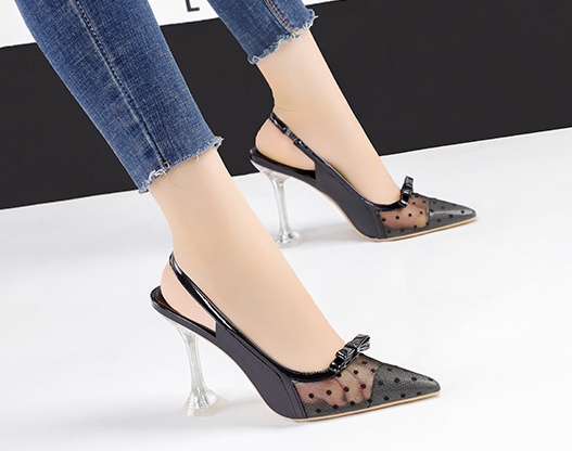 Bow sandals fashion high-heeled shoes for women