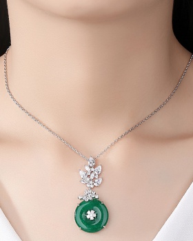 All-match banquet European style pendant necklace for women
