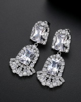 Gift sweet stud earrings square earrings for women