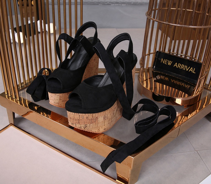 Big slipsole platform high-heeled sandals for women