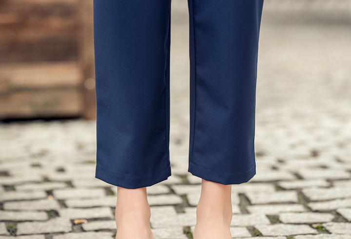 Slim fold long pants fashion Korean style carrot pants for women
