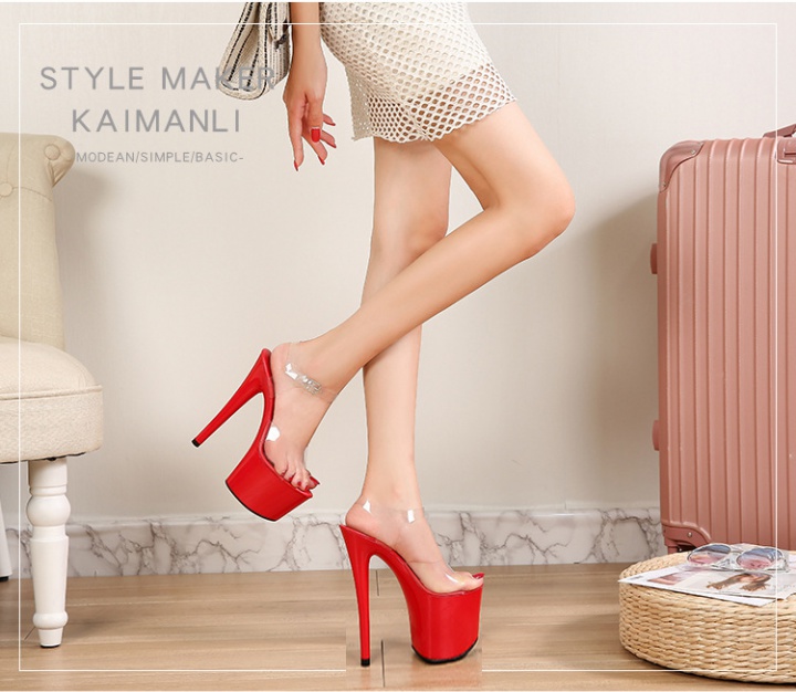 Sexy high-heeled shoes platform for women