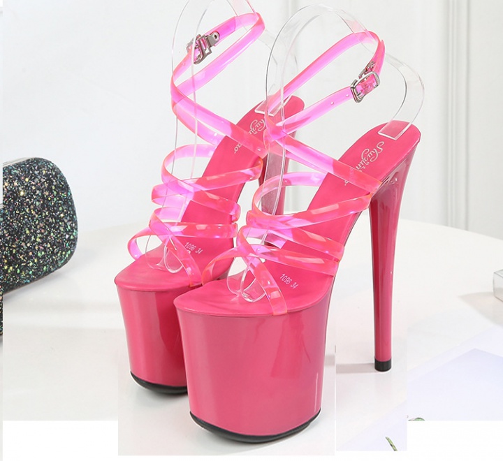 High ultrahigh platform summer high-heeled shoes for women