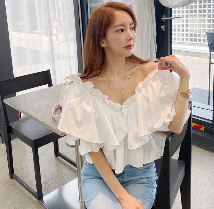 Korean style tops refreshing shirt for women