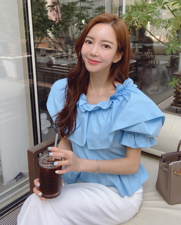 Korean style tops refreshing shirt for women