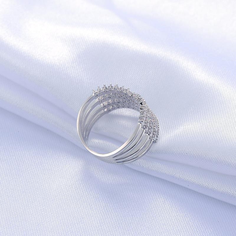 Wedding zircon ring