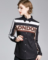 Fashion European style all-match printing shirt