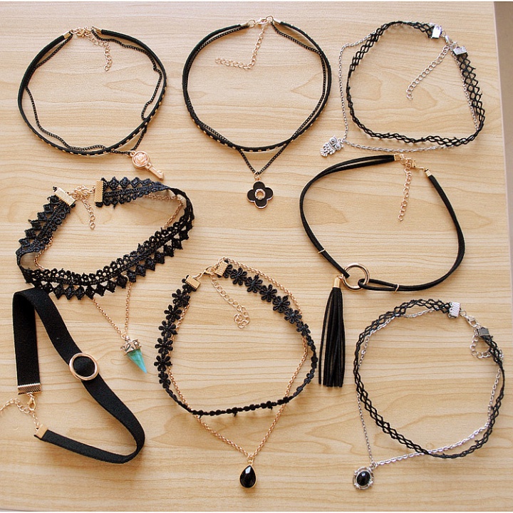 Multilayer clavicle necklace Korean style necklace