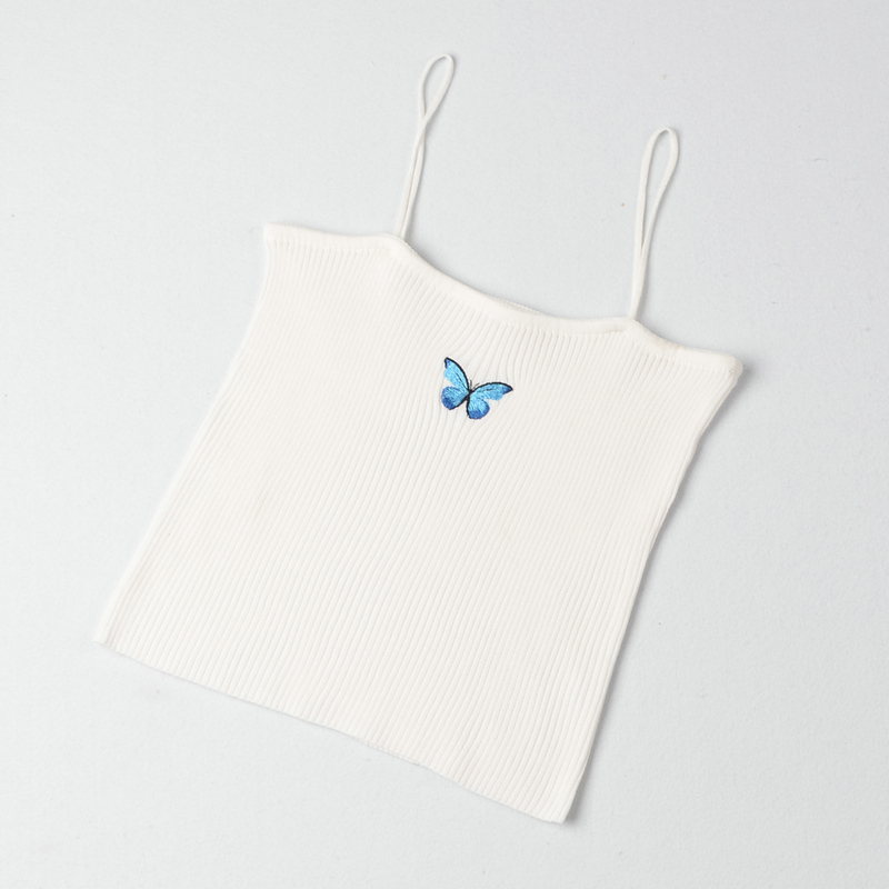 Bottoming butterfly sling all-match fashionable T-shirt
