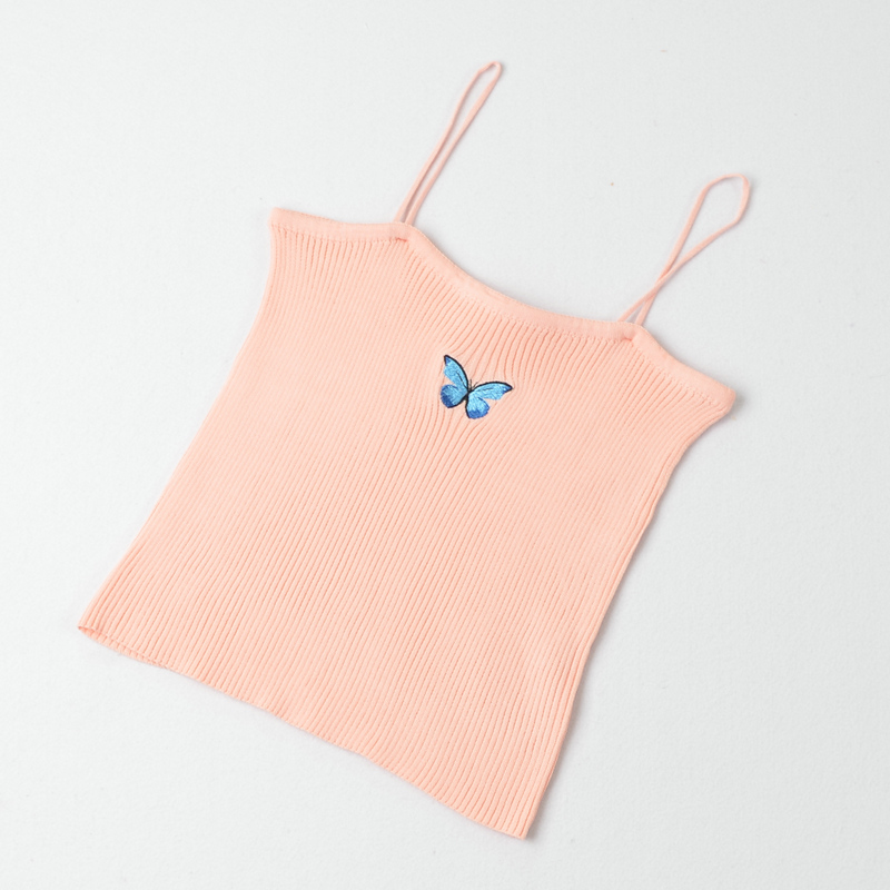 Bottoming butterfly sling all-match fashionable T-shirt